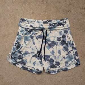 Old Navy Blue and White Athletic Shorts for Active Comfort